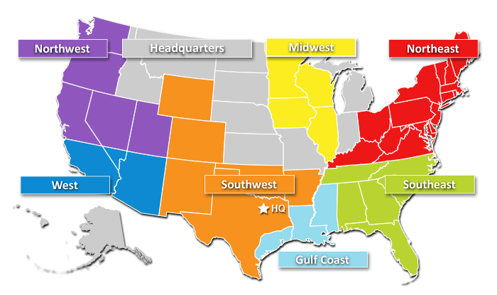 INS Sales Regions