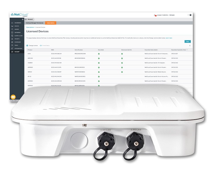 Cradlepoint NetCloud Services for Branch Cellular Endpoints