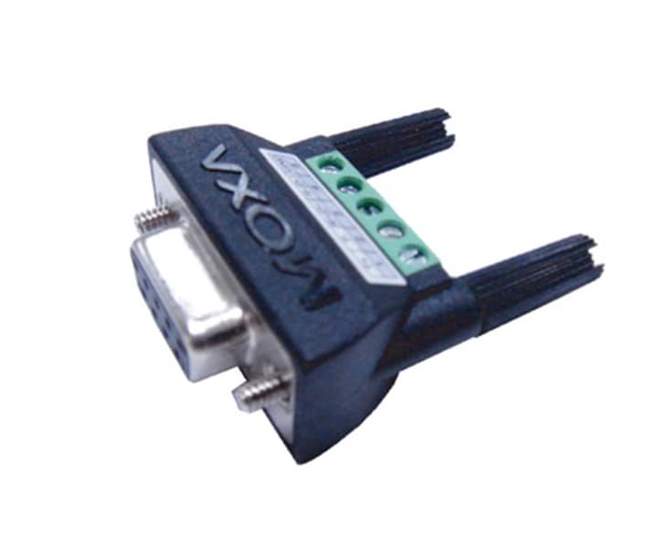 Moxa Terminal Block Db9 To Rs 422 And Rs 485 Adapter Part Number Mini Db9f To Tb