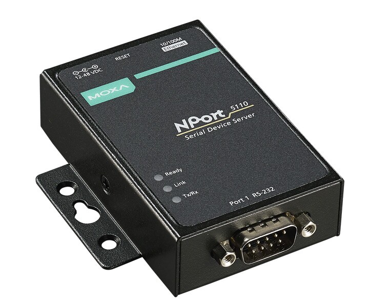 Moxa Serial to Ethernet Device Server Part Number NPort 5110